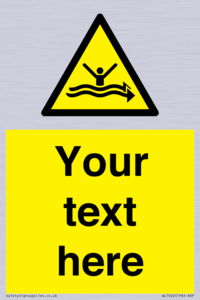 Custom Warning strong currents